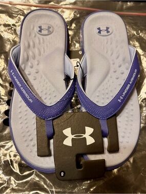 Under Armour Lavender Purple Slide Sandals